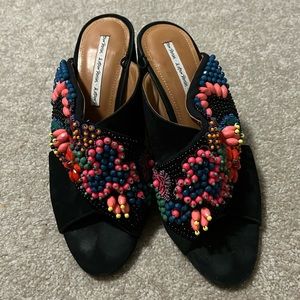 & Other Stories Beaded Mules - Size EU 40 - Black Beaded - Great Condition